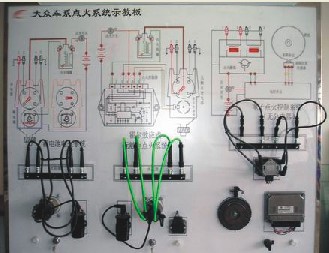 汽车电教板;起动系统示教板点火系统示教板汽车