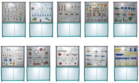 机械零件示教陈列柜|教学陈列室