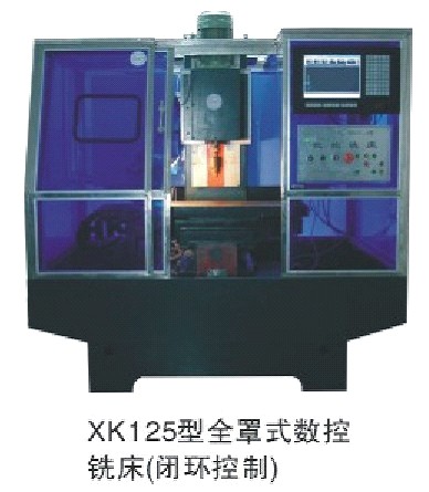 transparent CNC milling machine and 